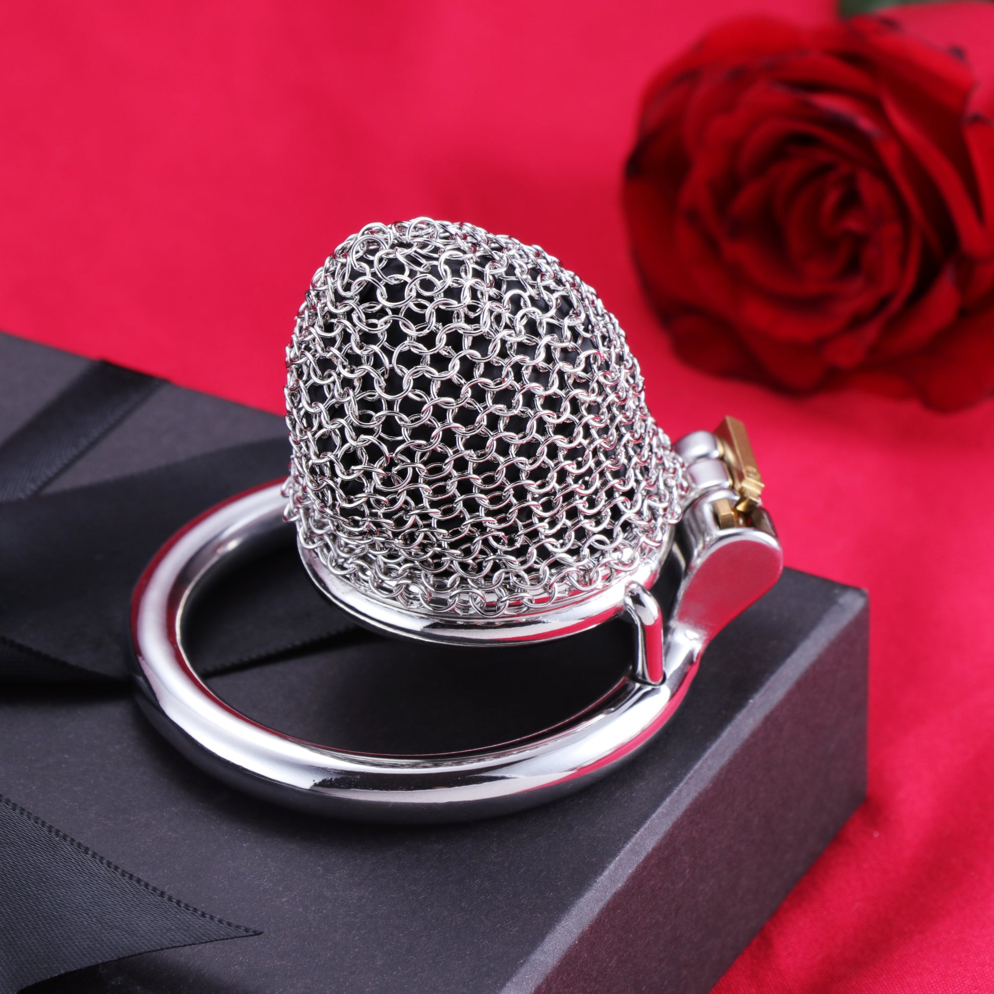 Nano Metal Mesh Chastity Cage, F3198 - FRRK