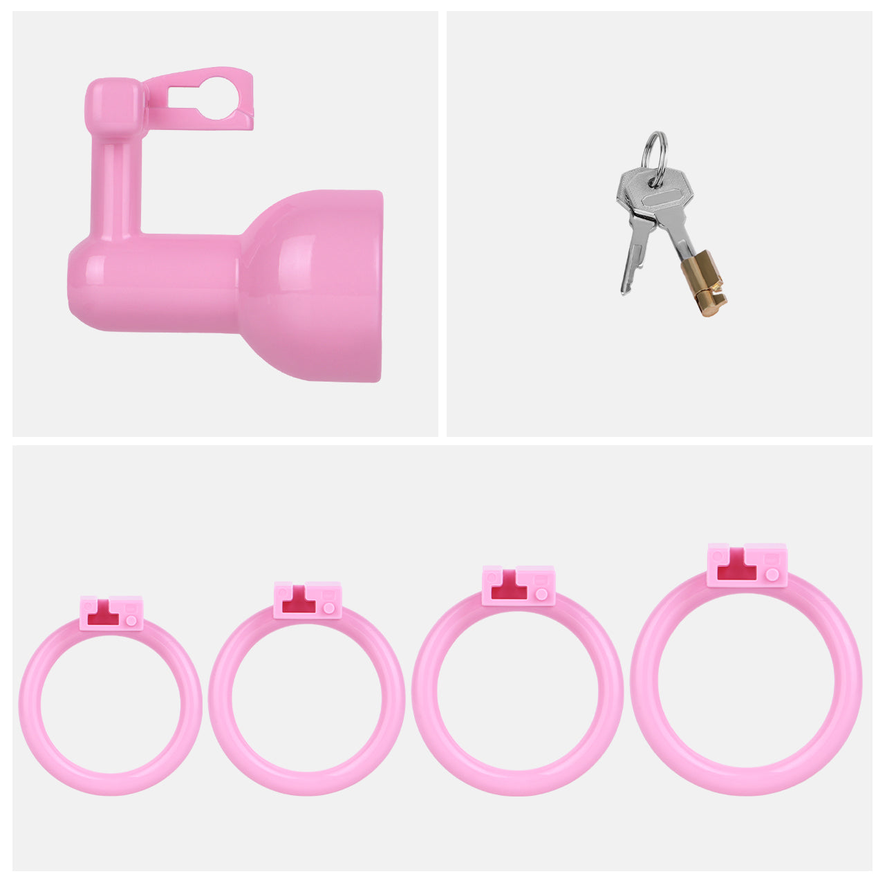 Inverted Chastity Cage with Cup Design | AS032