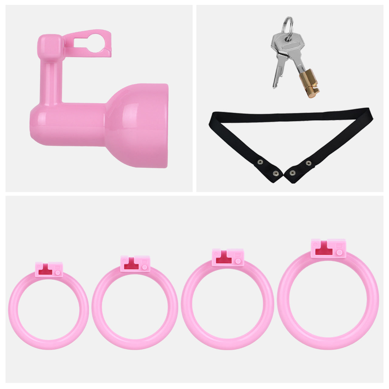 Inverted Chastity Cage with Cup Design | AS032
