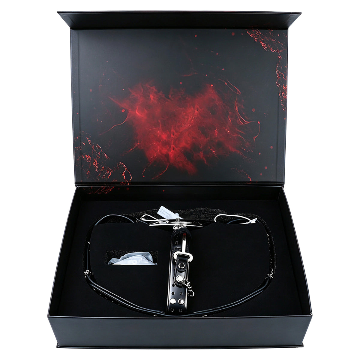 Lockable Harness Bondage Inverted Chastity Pants | F364A