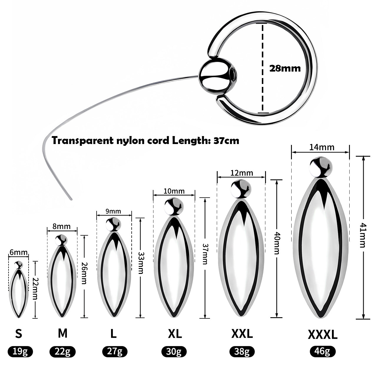 Capsule-Shaped Prostate Massager with Nylon Cord and Pull Ring | F3181 - FRRK