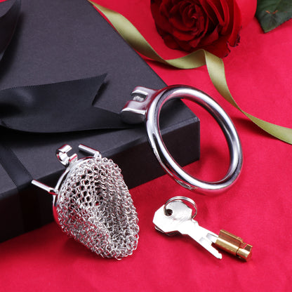 Nano Metal Mesh Chastity Cage, F3198 - FRRK
