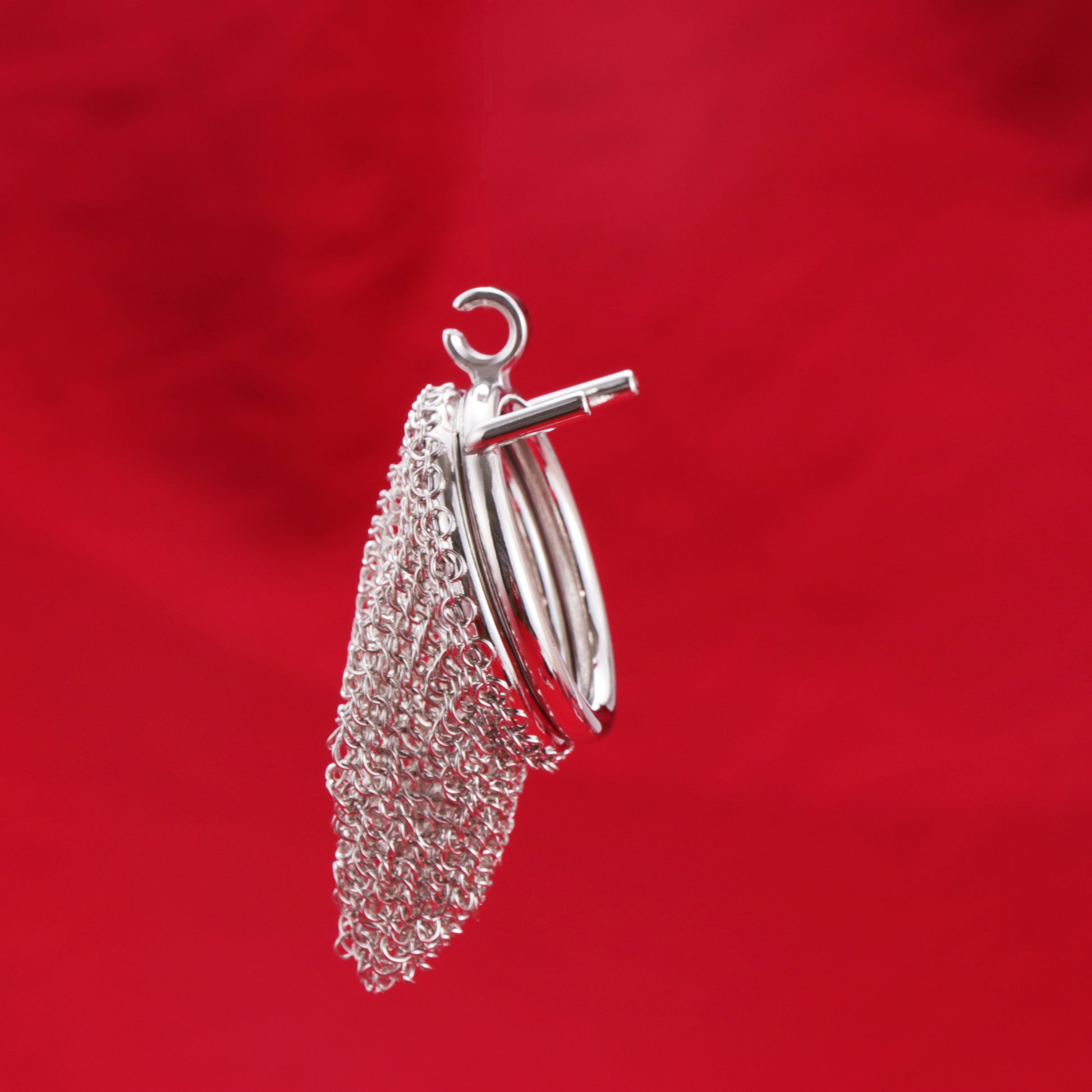 Small Metal Mesh Chastity Cage, F3197 - FRRK