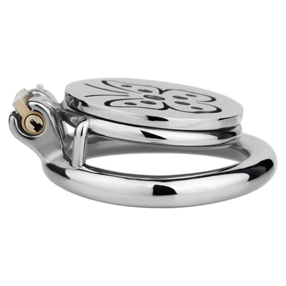 Butterfly Flat Sissy Chastity Cage