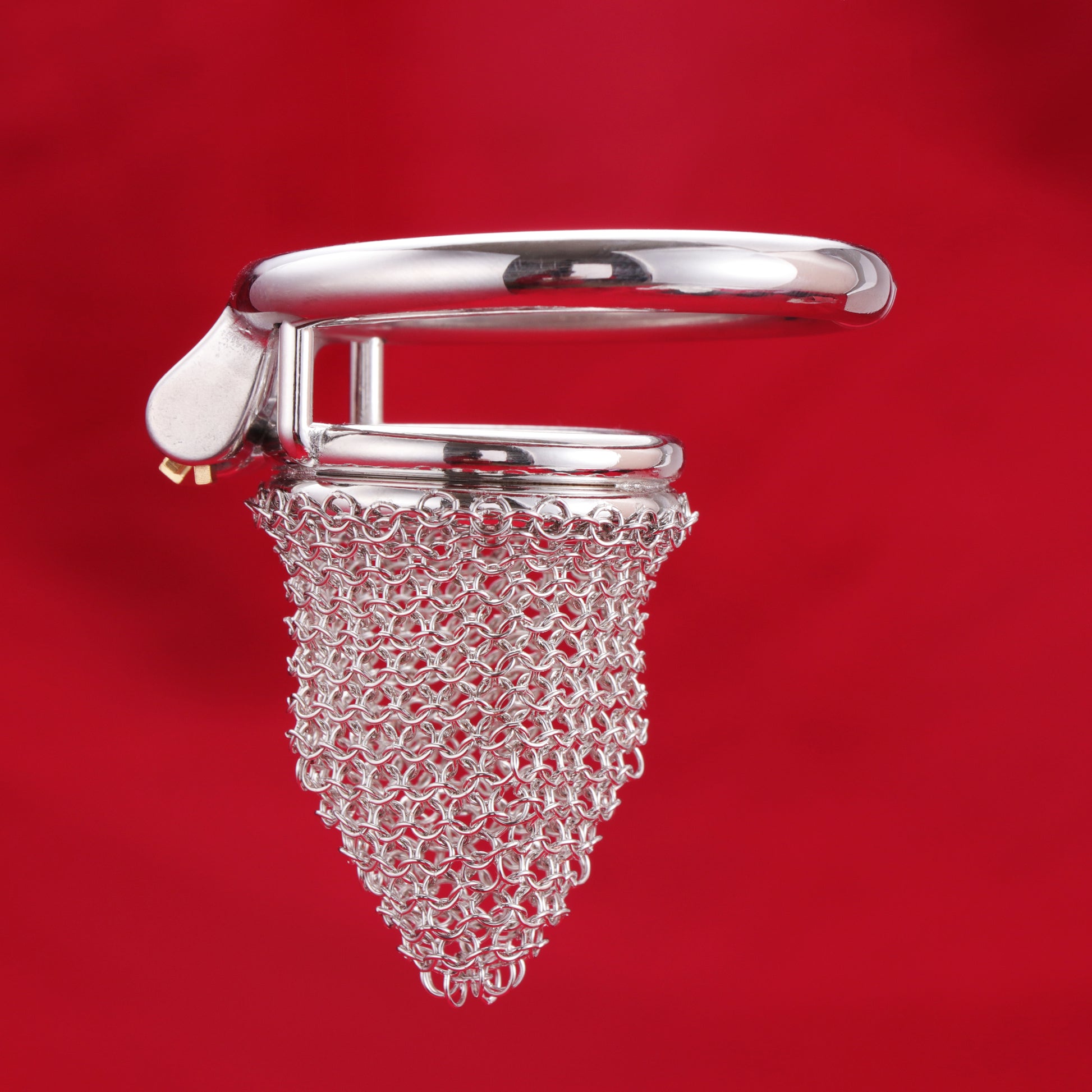 Nano Metal Mesh Chastity Cage, F3198 - FRRK