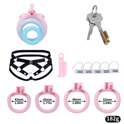 Temptation Snake Scale Chastity Cage | F360A