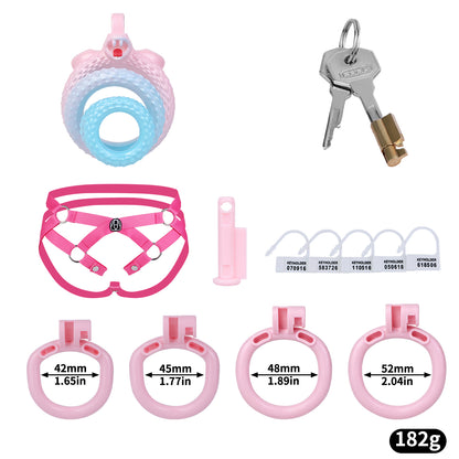 Temptation Snake Scale Chastity Cage | F360A