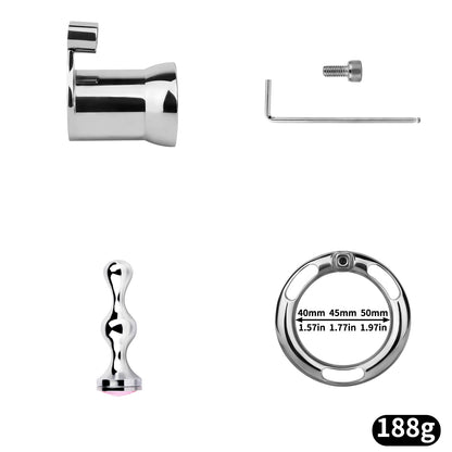 Metal Inverted Chastity Cage | F325A