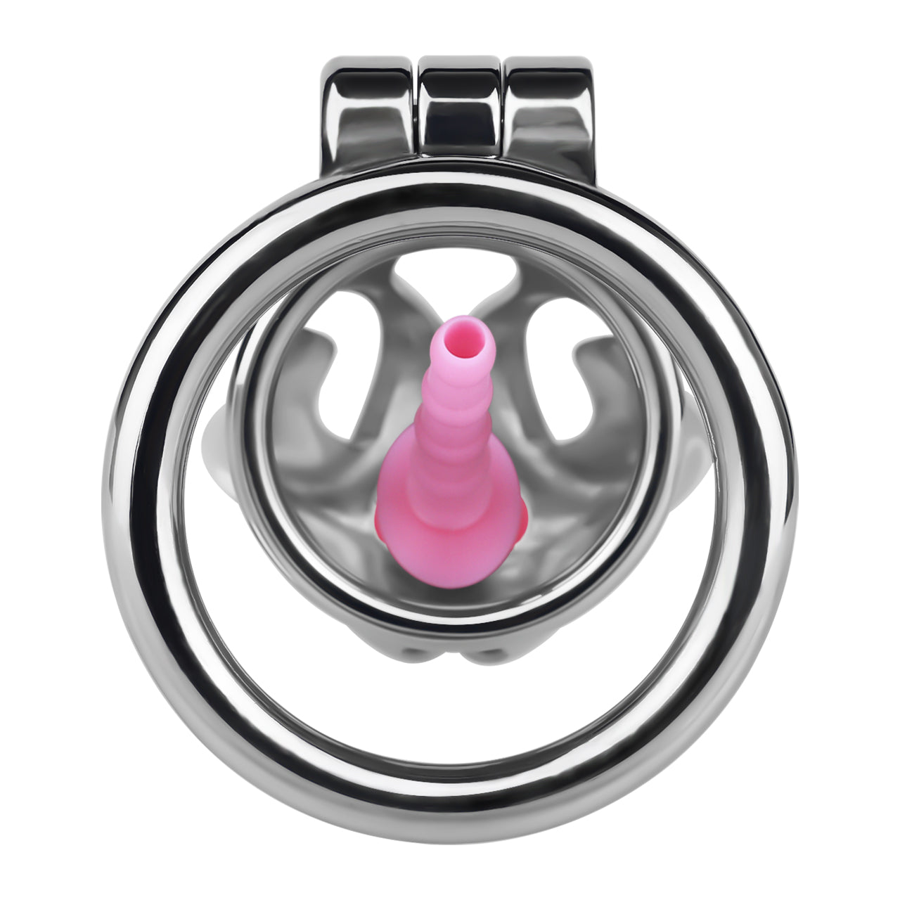 Cobra Series Mamba Chastity Cage | F312A Small Size - Silver