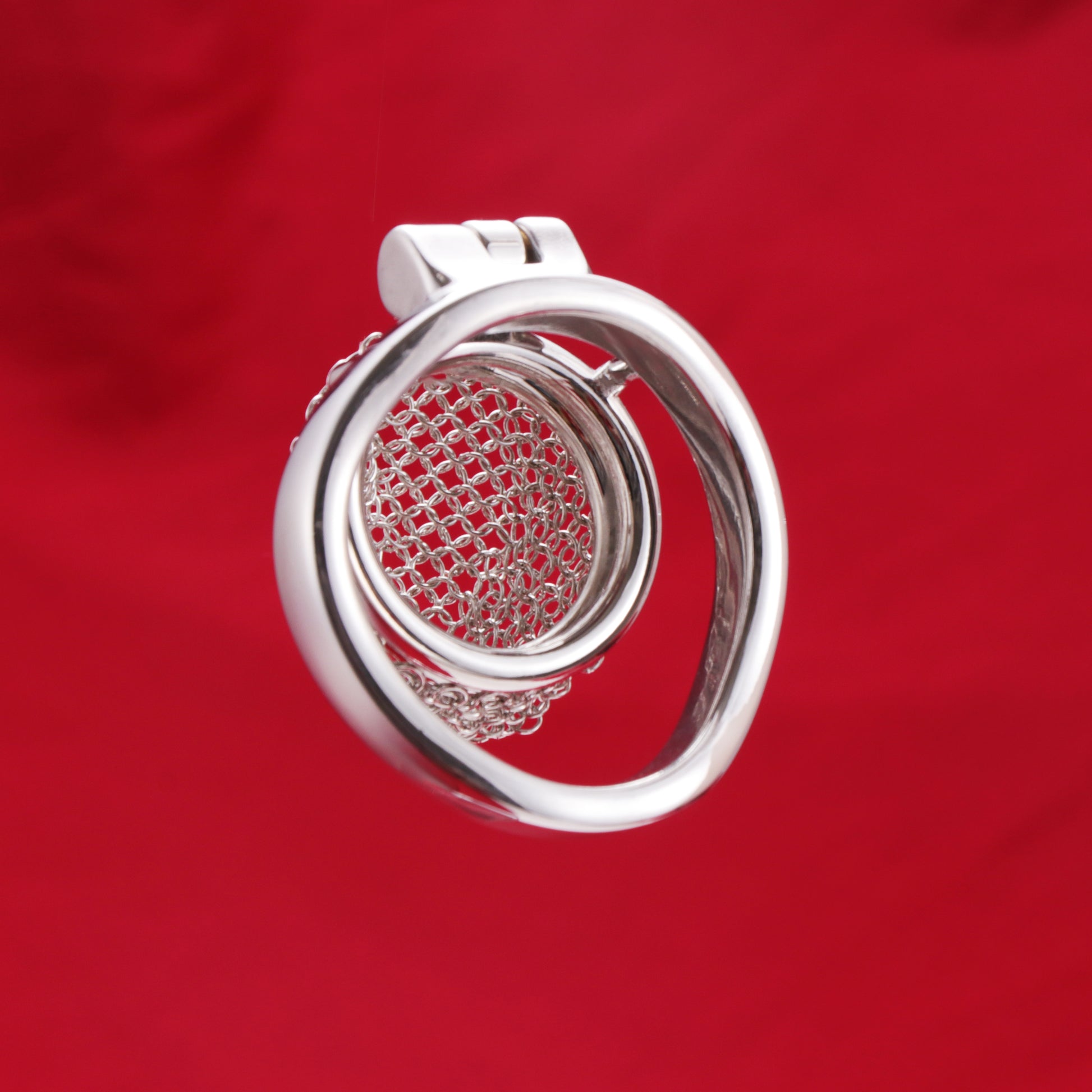 Nub Metal Mesh Chastity Cage, F3199 - FRRK