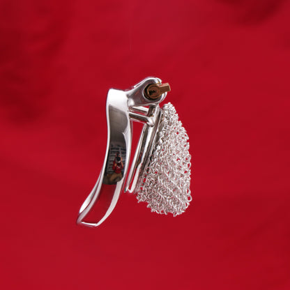 Nub Metal Mesh Chastity Cage, F3199 - FRRK