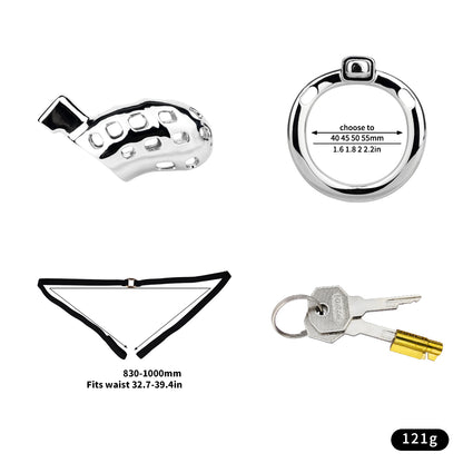 Aluminum Alloy Chastity Cage