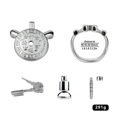 Heavy-Duty Flat Chastity Cage | F343A