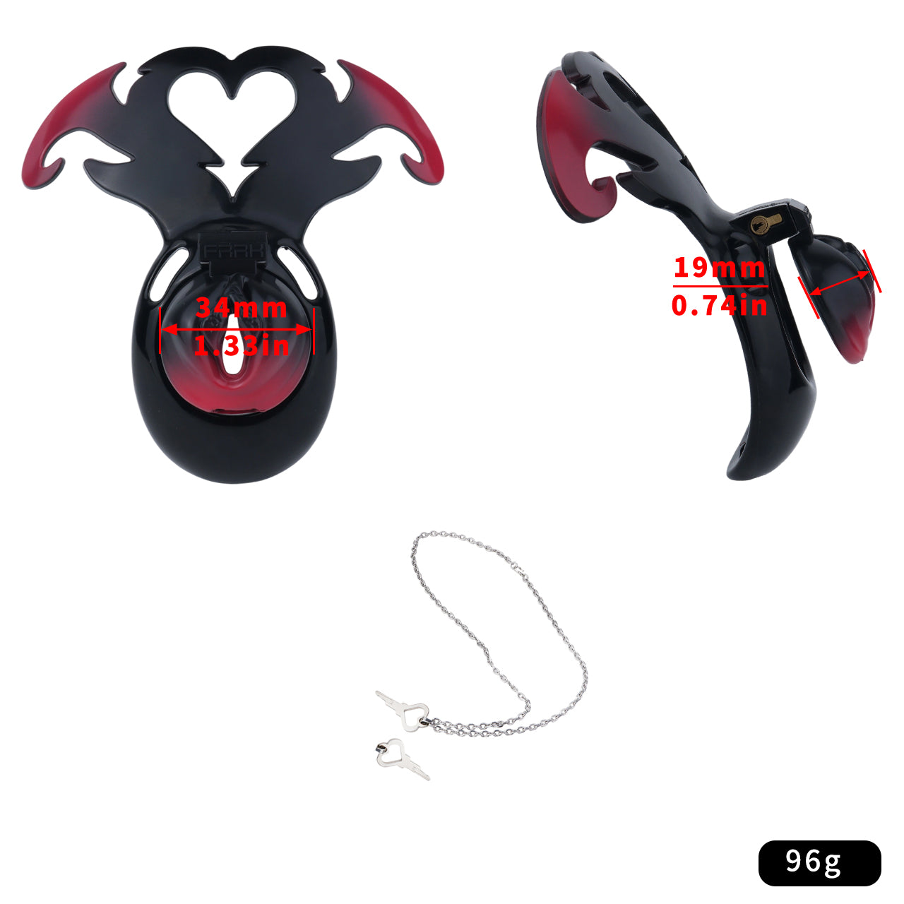 Succubus Pussy Chastity Cage | F300
