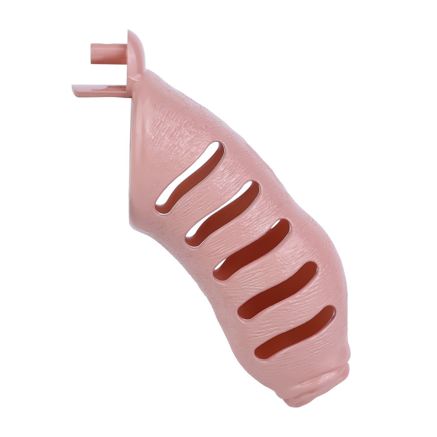 ABS Resin Realistic Dick Chastity Cage – Fully Enclosed Type AS037