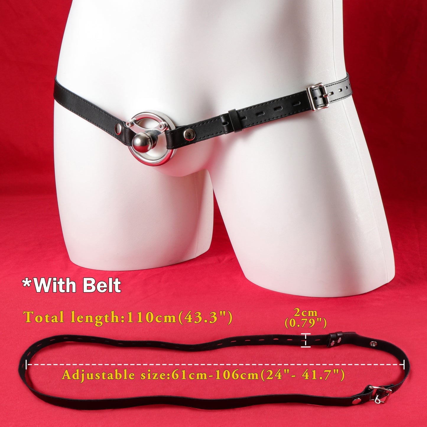 Inverted Negative Ball Flat Chastity Cage, F3164 - FRRK