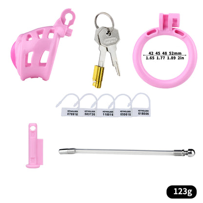 Sissy Feminization Chastity Cage