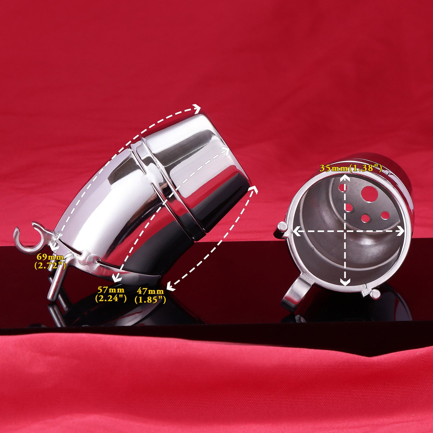 Full Closed Steel Chastity Cage, F3101 - FRRK