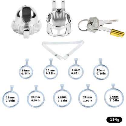 Metal Shaft-Only Chastity Cage | F339A