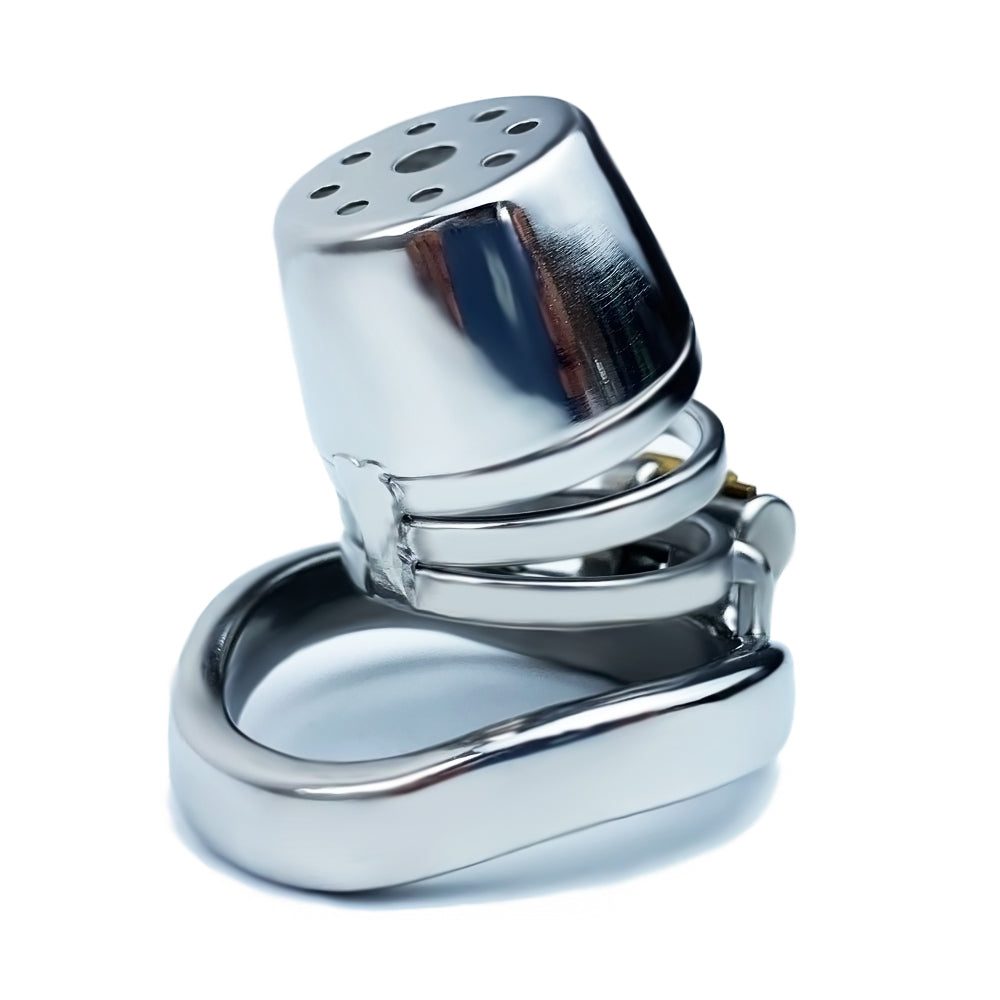 Male Lid Shower Belt Full Close Chastity Cage, F3082 - FRRK