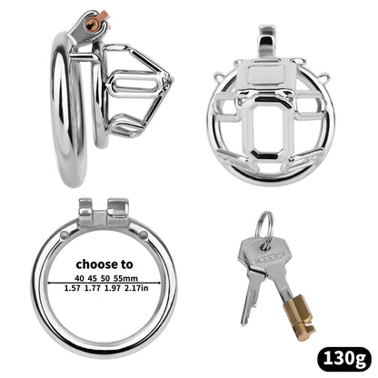 Topology Square Chastity Cage