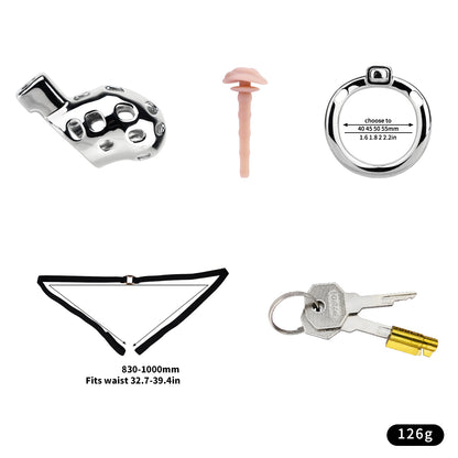 Aluminum Alloy Chastity Cage