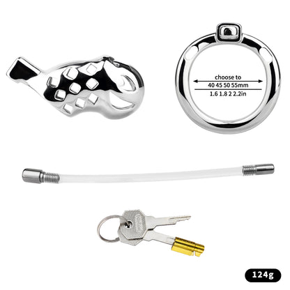 Aluminum Alloy Clown Chastity Cage