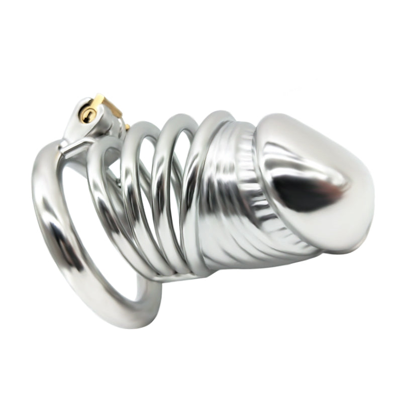 Male Solid Steel Chastity Cage, F3054 - FRRK