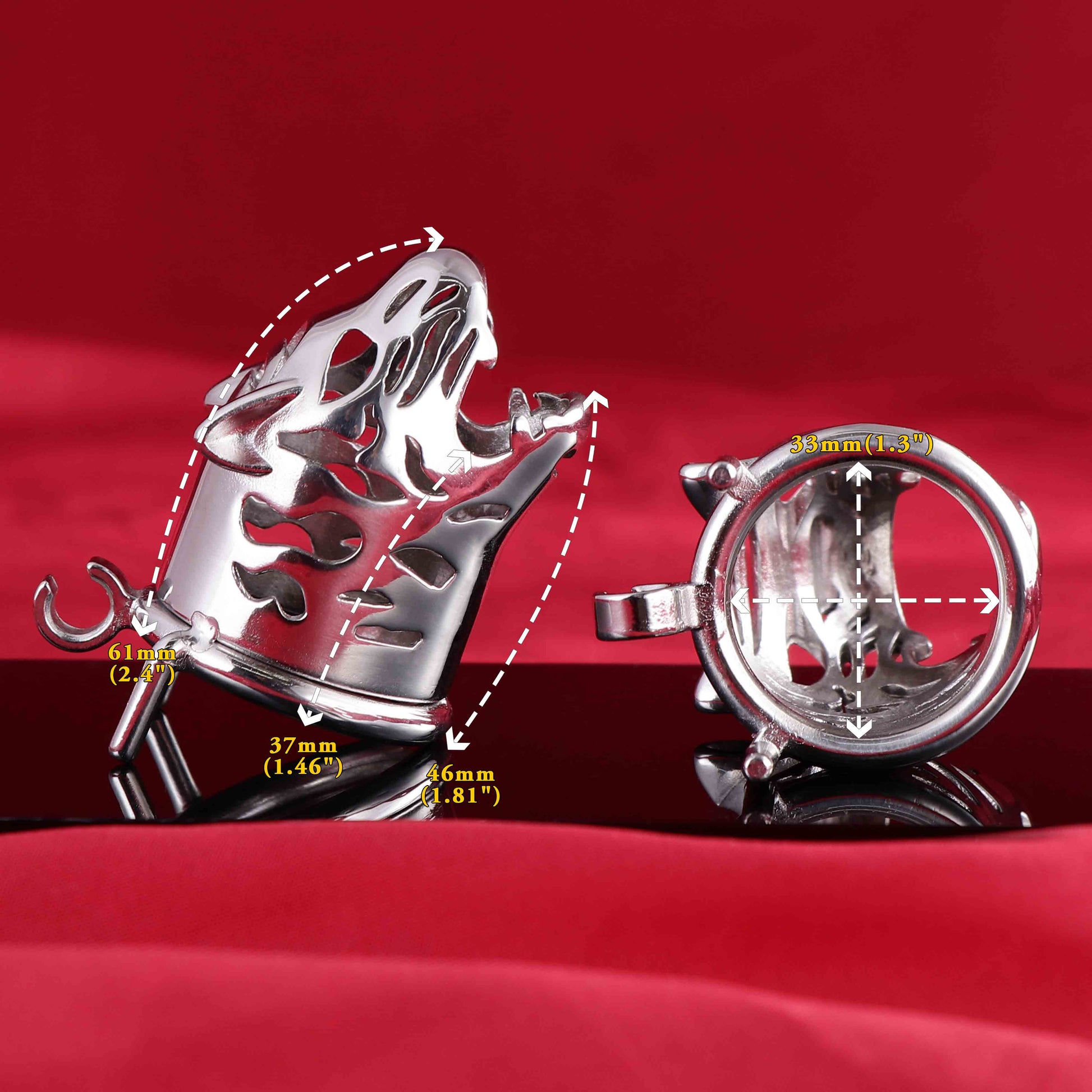 Standard Leopard Chastity Cage, F3037 - FRRK