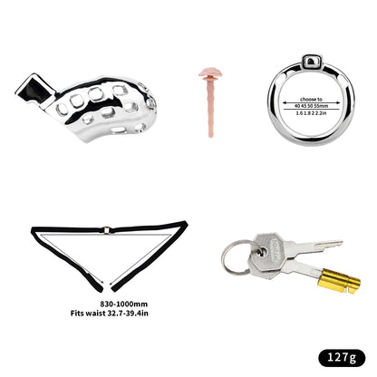 Aluminum Alloy Chastity Cage