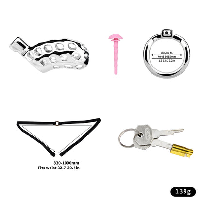 Aluminum Alloy Chastity Cage