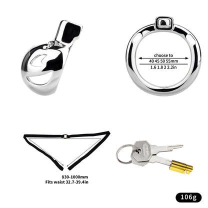 Aluminum Alloy Clown Chastity Cage