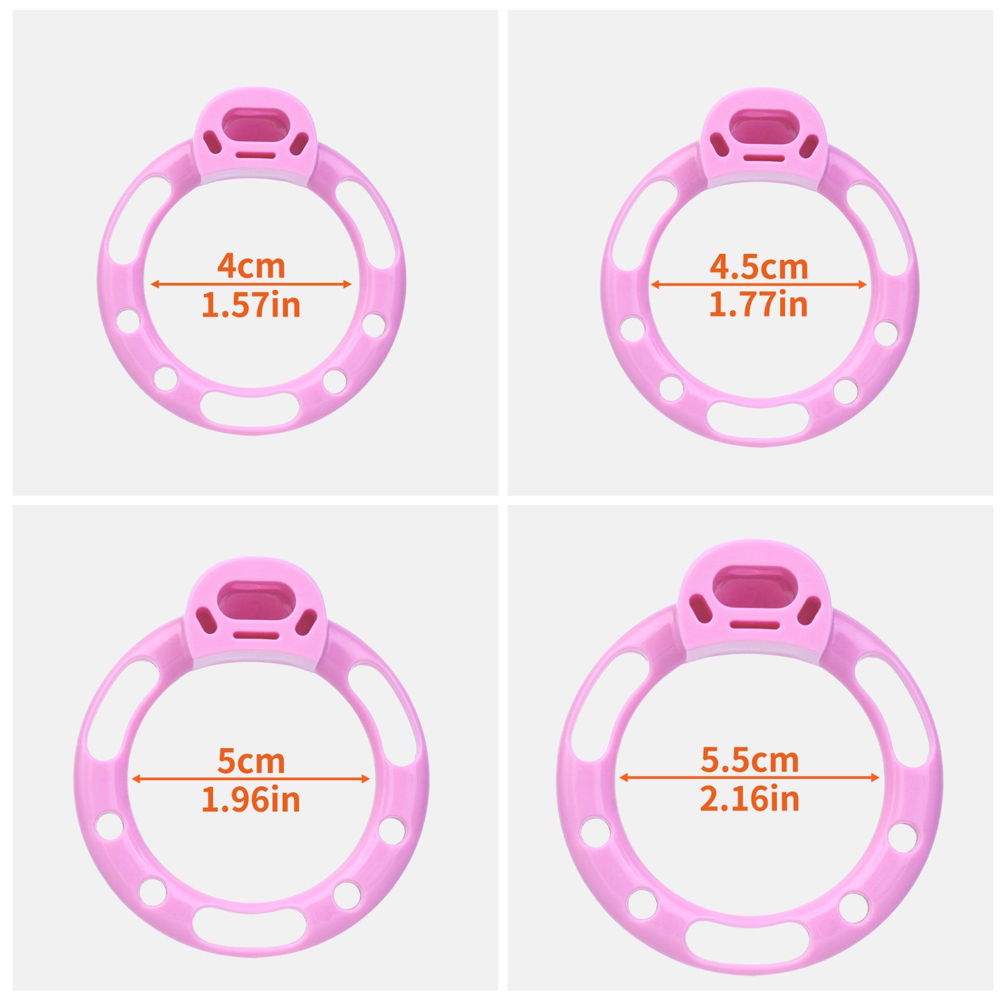 ABS Resin Pudding Chastity Cage | AS038