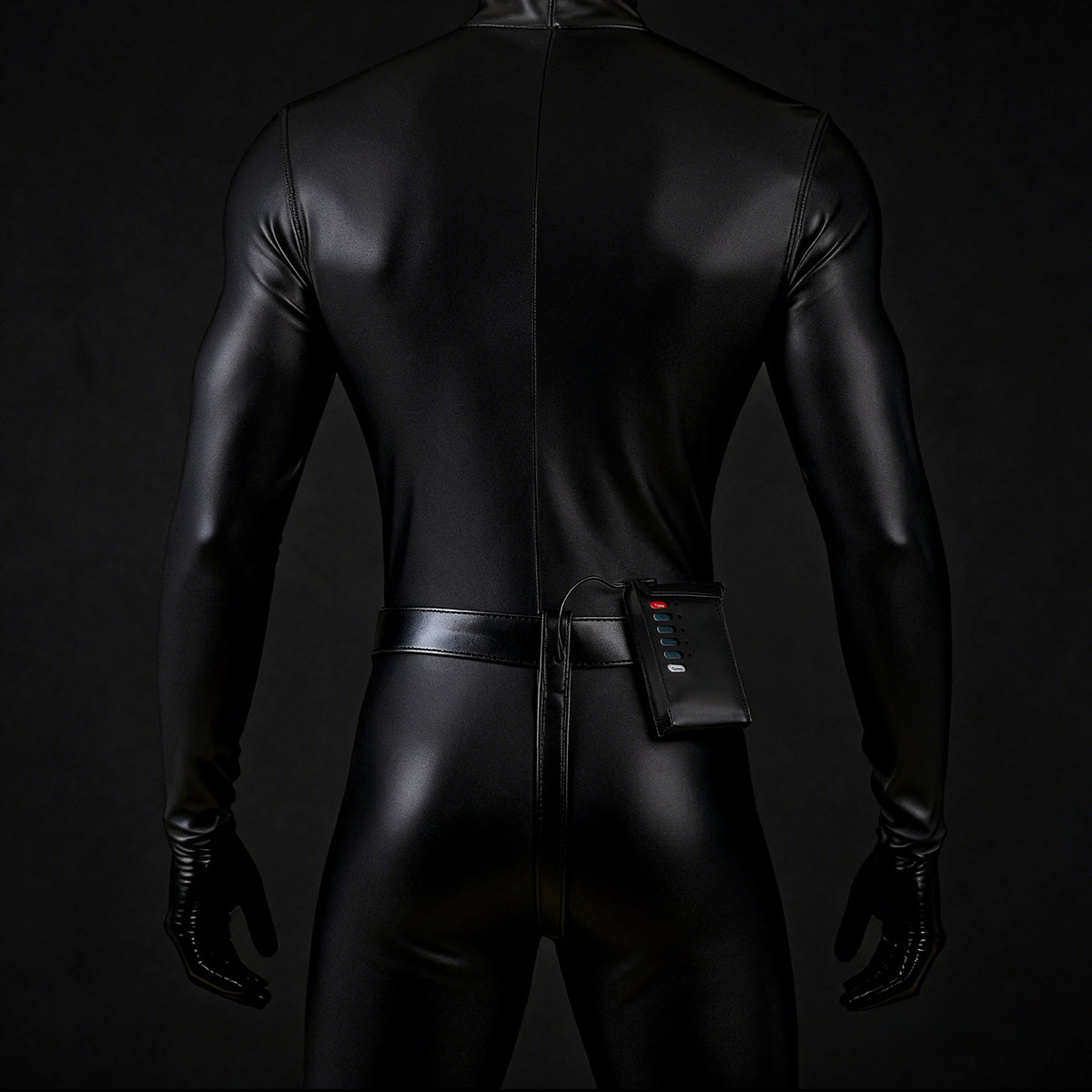 Three-Way Electric Shock Portable Leather Harness | DV9041