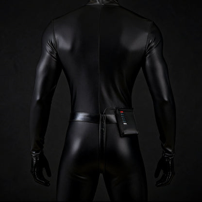 Three-Way Electric Shock Portable Leather Harness | DV9041