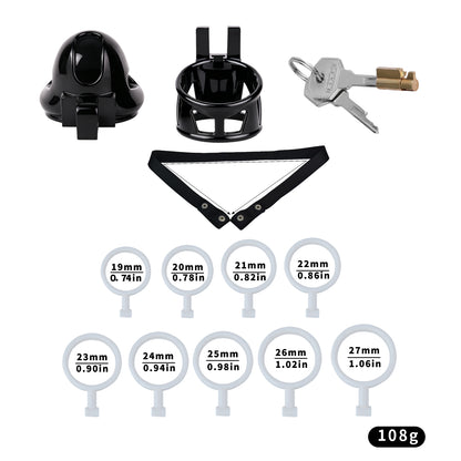 ABS Resin Shaft-Only Chastity Cage | F348A