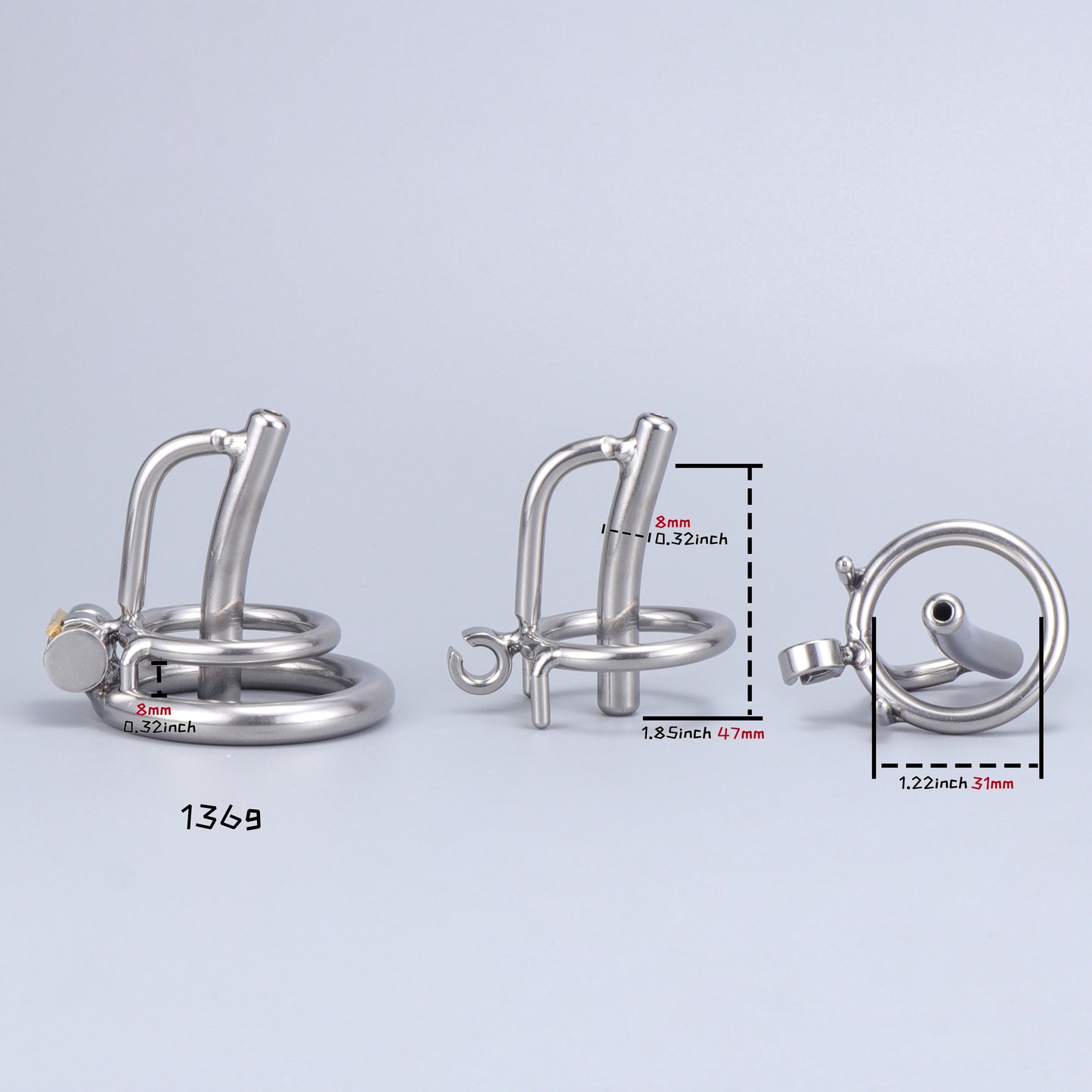 Chastity Device With Urethral Tube | A279 - FRRK