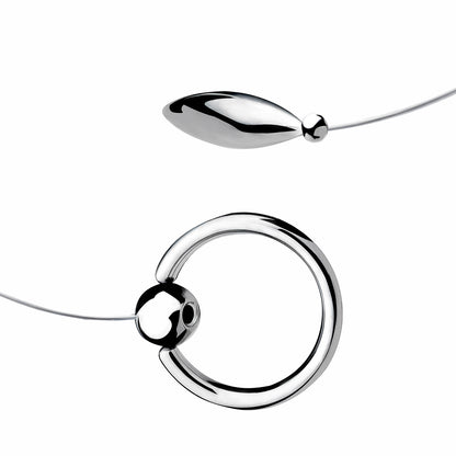 Capsule-Shaped Prostate Massager with Nylon Cord and Pull Ring | F3181 - FRRK