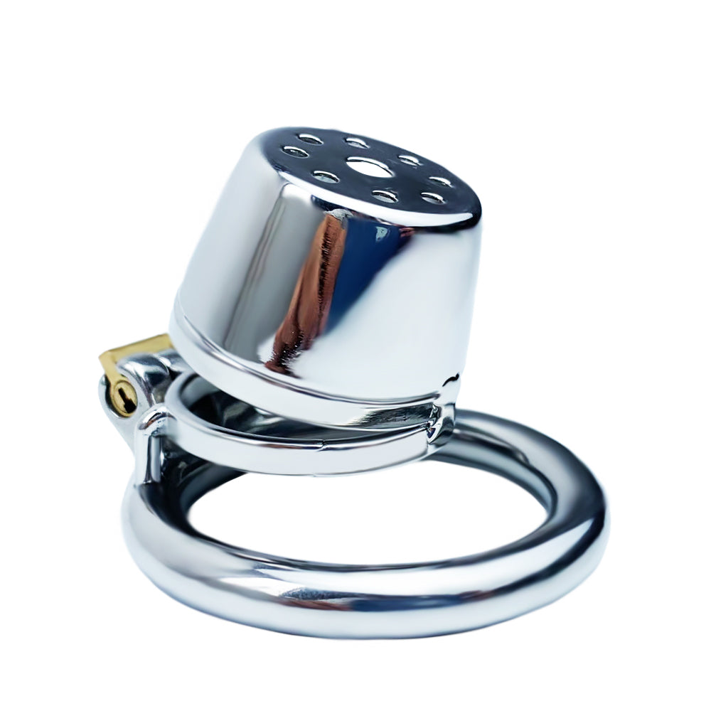 Male Lid Shower Belt Full Close Chastity Cage, F3081 - FRRK