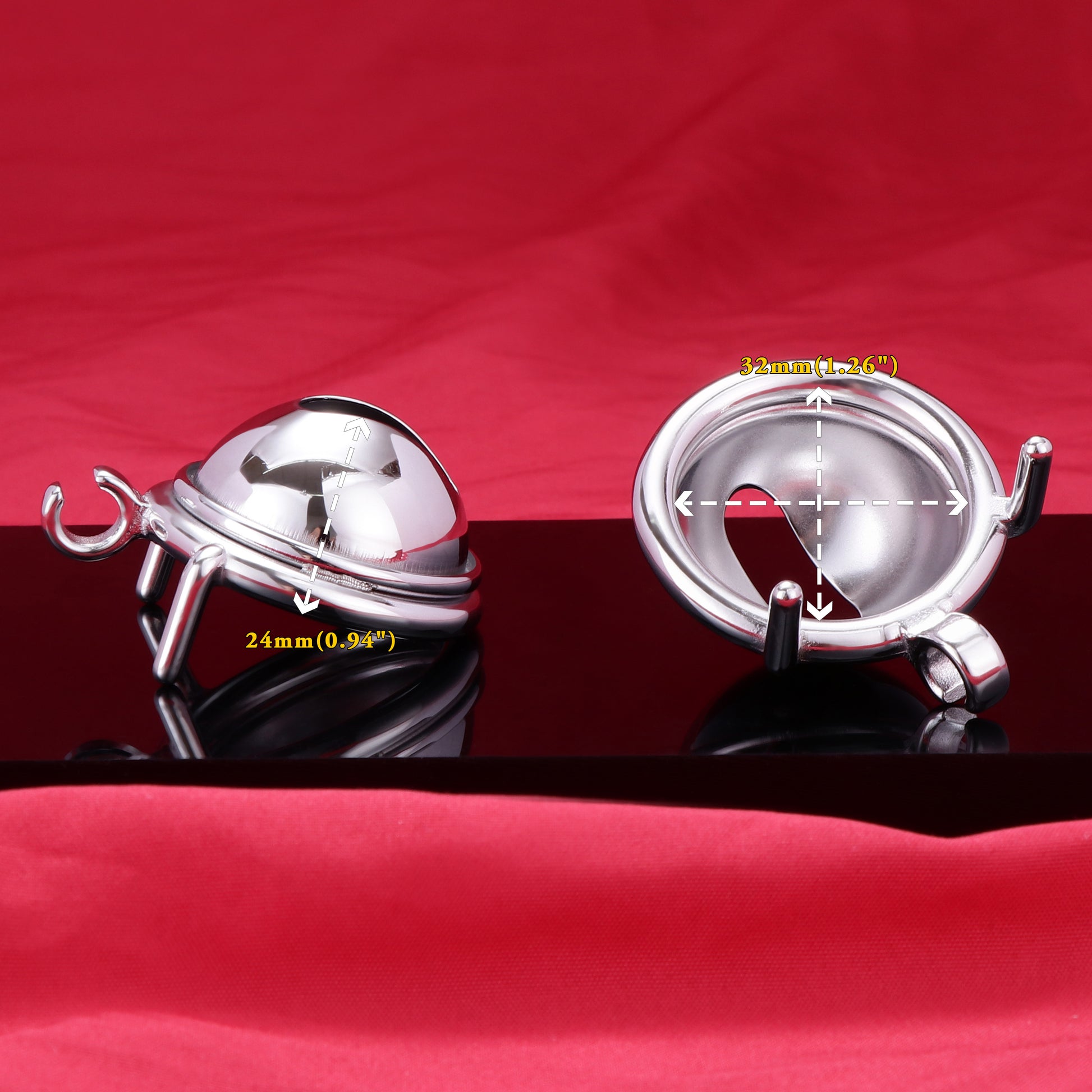 Hemisphere Male Chastity Cage with Urination Hole, F3168 - FRRK