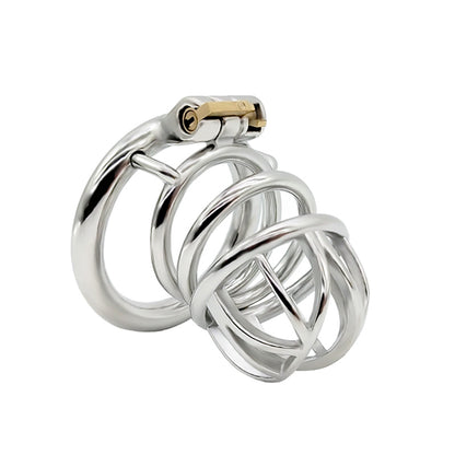Male Top Split Open Chastity Cage, F3045 - FRRK