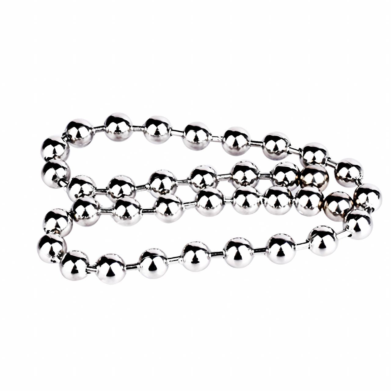 Metal Soft Urethral Sounds Penis Plug with Chain - Round shaped | F3207 - FRRK
