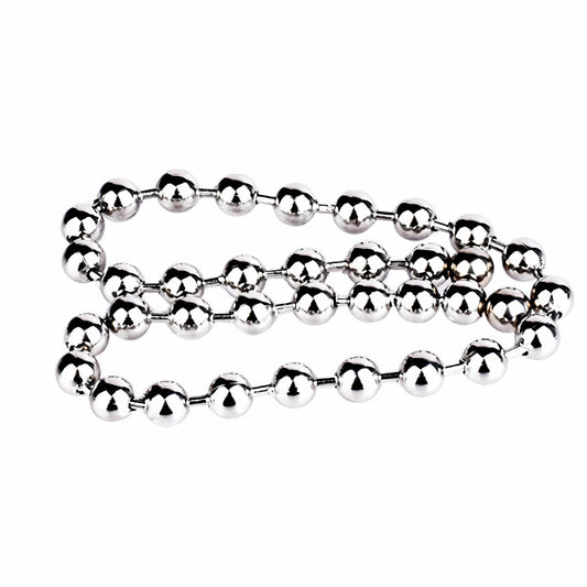 Metal Soft Urethral Sounds Penis Plug with Chain - Round shaped | F3207 - FRRK