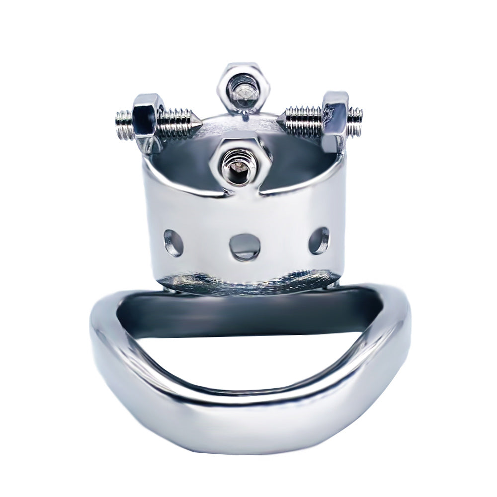 Open Head Male Chastity Cage with Removable Spikes, F3029 - FRRK