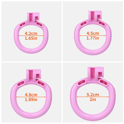 ABS Resin Rhinestone Inverted Pussy Chastity Cage | AS604