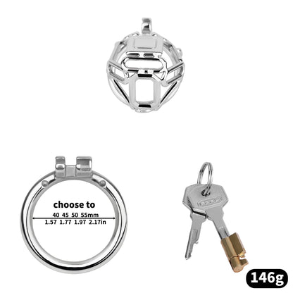 Topology Square Chastity Cage - Medium Size | F318A