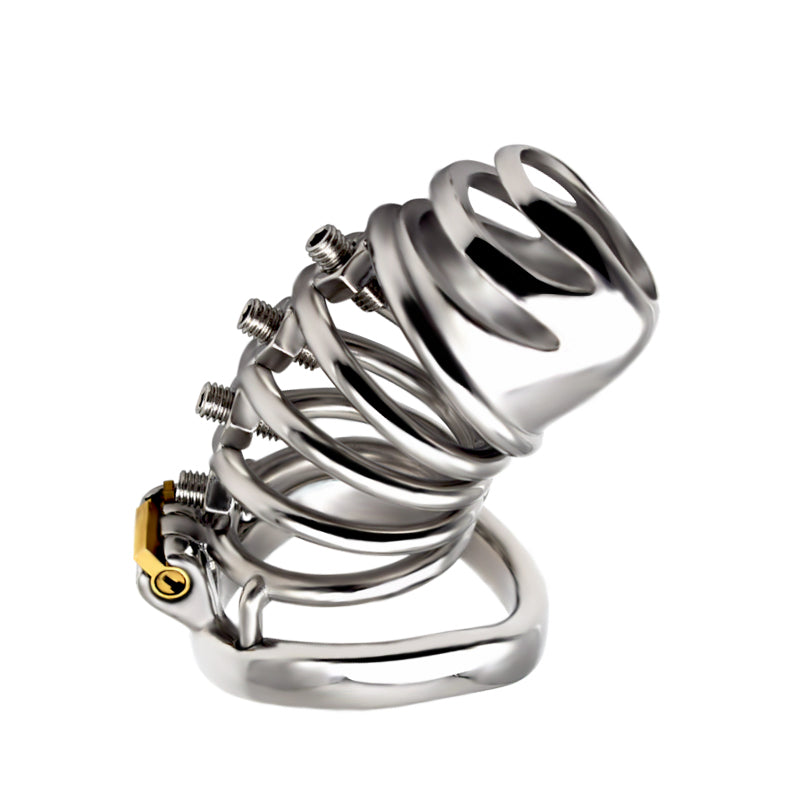 Male Chastity Cage with Screw Spiked, F3050 - FRRK