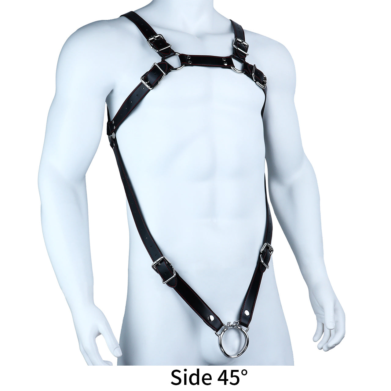 PU Leather Bondage Harness For Chastity Cage | PU11