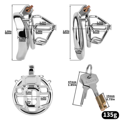 Topology Square Chastity Cage