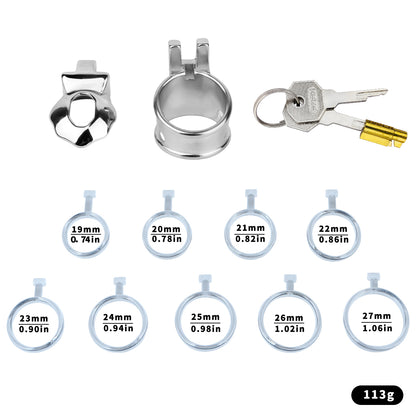 Metal Shaft-Only Open Chastity Cage | F341A
